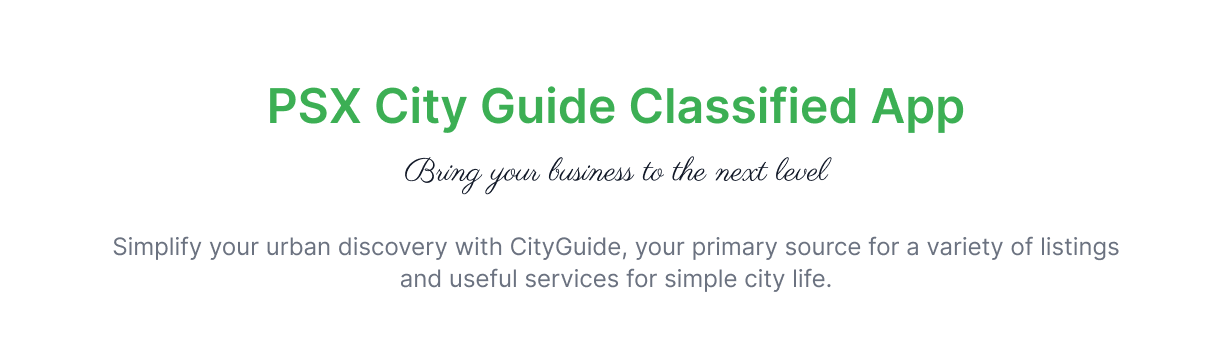 City Guide : Complete Directory Listing Platform (Frontend, Mobile App with Admin Panel)1.2.8