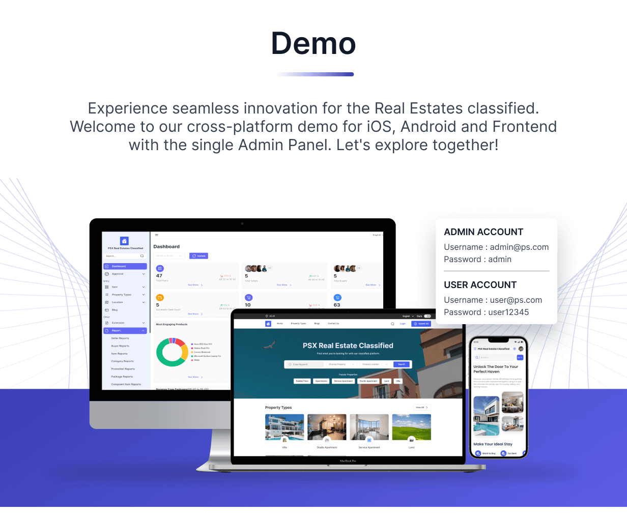 Property & Estate Classifieds | Broker Listings App with Full Frontend and Admin Panel (1.4.1)